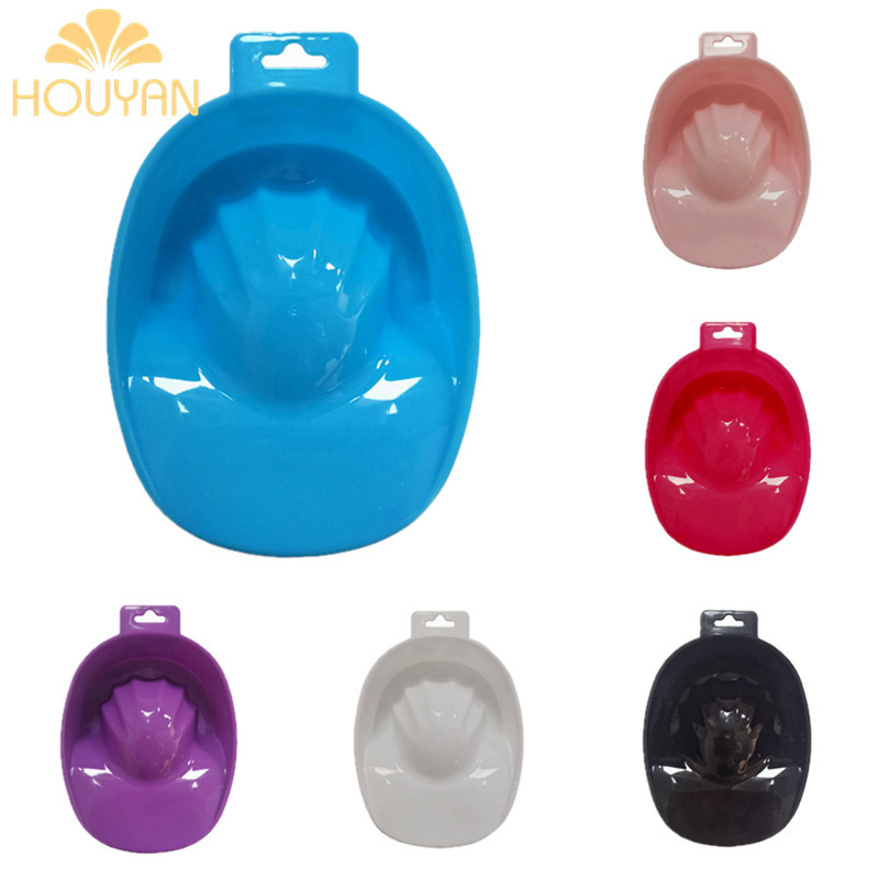 Nail tools hand Bowl single layer square nail polish remover wash bowl pink blue purple white hand basin wash nail polish