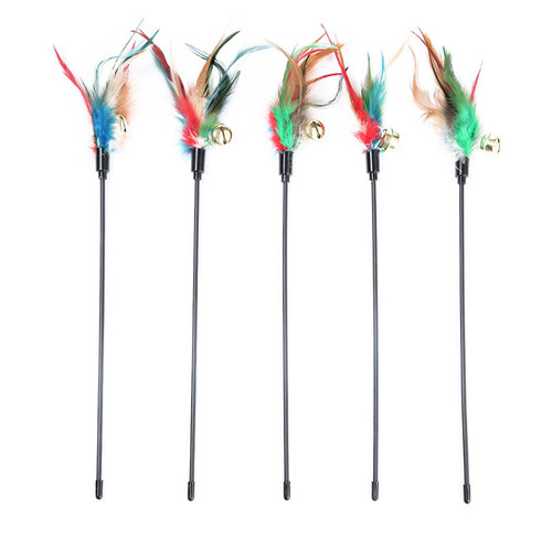 50CM Multicolor Cat Wands Direct Factory Supply Cross-border Cat Toys Cat Wands Stable Supply