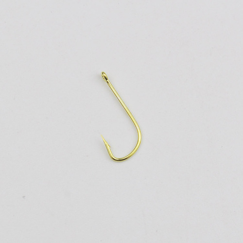 Tube sleeve hook, gold sleeve fish hook, looped, barbed, long handle, bulk small crucian carp hook, Luya white strip horse mouth hook