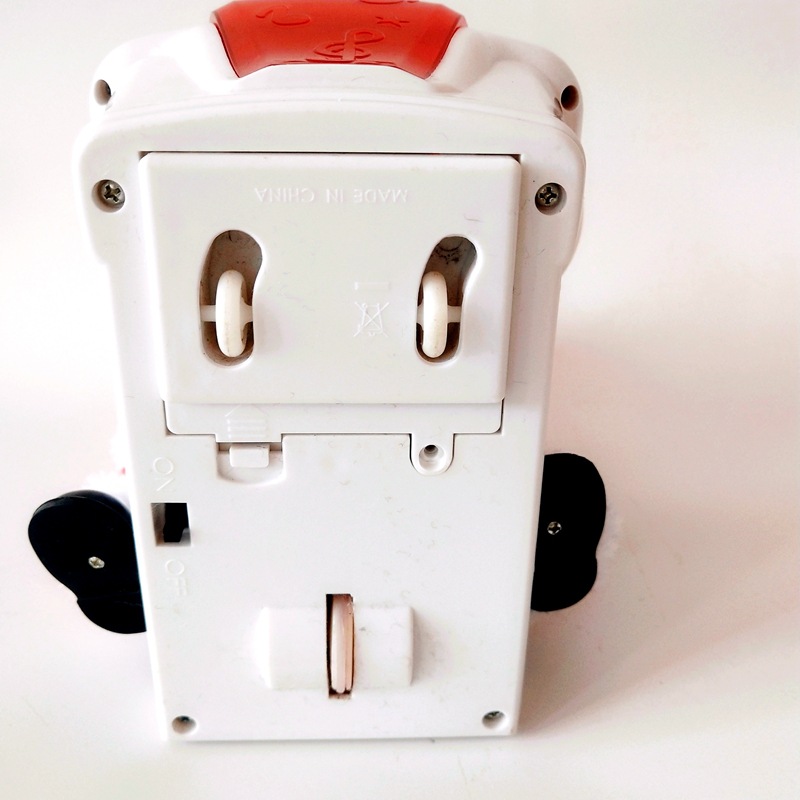 Creativa Nueva Eléctrica Santa Claus muñeca tambor ciclismo con música juguete de los niños decoración regalo Navidad