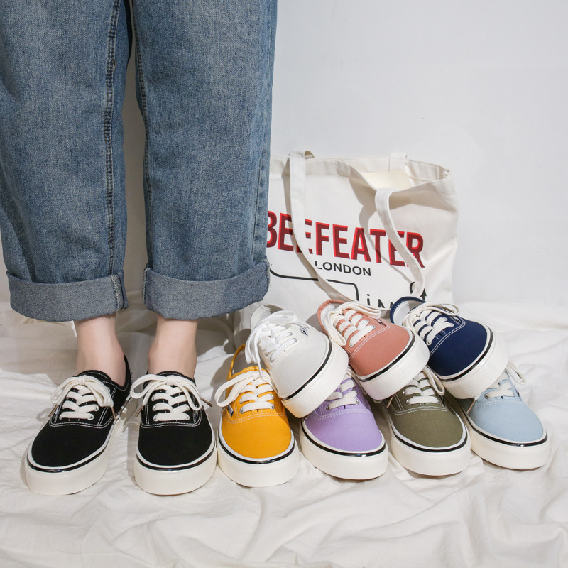 Autumn Casual Canvas Shoes for Women, Breathable and Versatile, Trendy Couple Sports Skateboard Shoes, Flat Shoes, Lightweight
