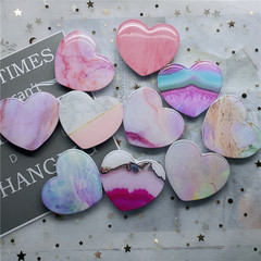 Epoxy marble airbag support, color-printed marble pattern adhesive folding stand, desktop universal custom design available