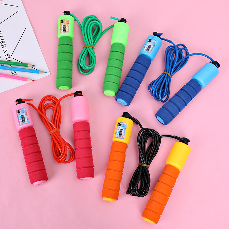 Adult Sponge Count Rope Skipping Pattern Rope Skipping Student Test Fitness Rope Skipping Rope Fitness Rope Skipping Aerobic Exercise