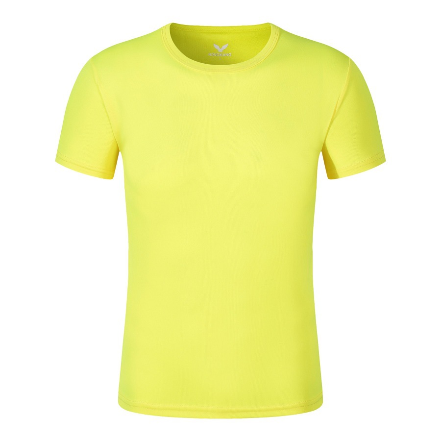 Camiseta Publicitaria de Cuello Redondo de Poliéster de Secado Rápido para Uso Diario