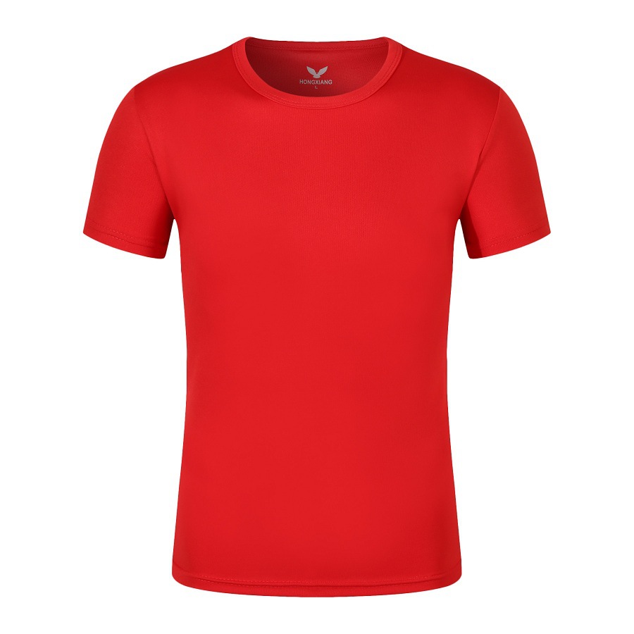 Camiseta Publicitaria de Cuello Redondo de Poliéster de Secado Rápido para Uso Diario