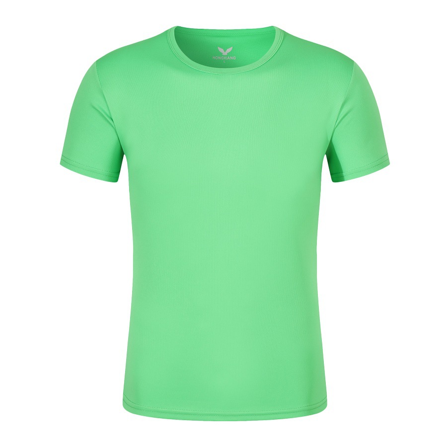 Camiseta Publicitaria de Cuello Redondo de Poliéster de Secado Rápido para Uso Diario