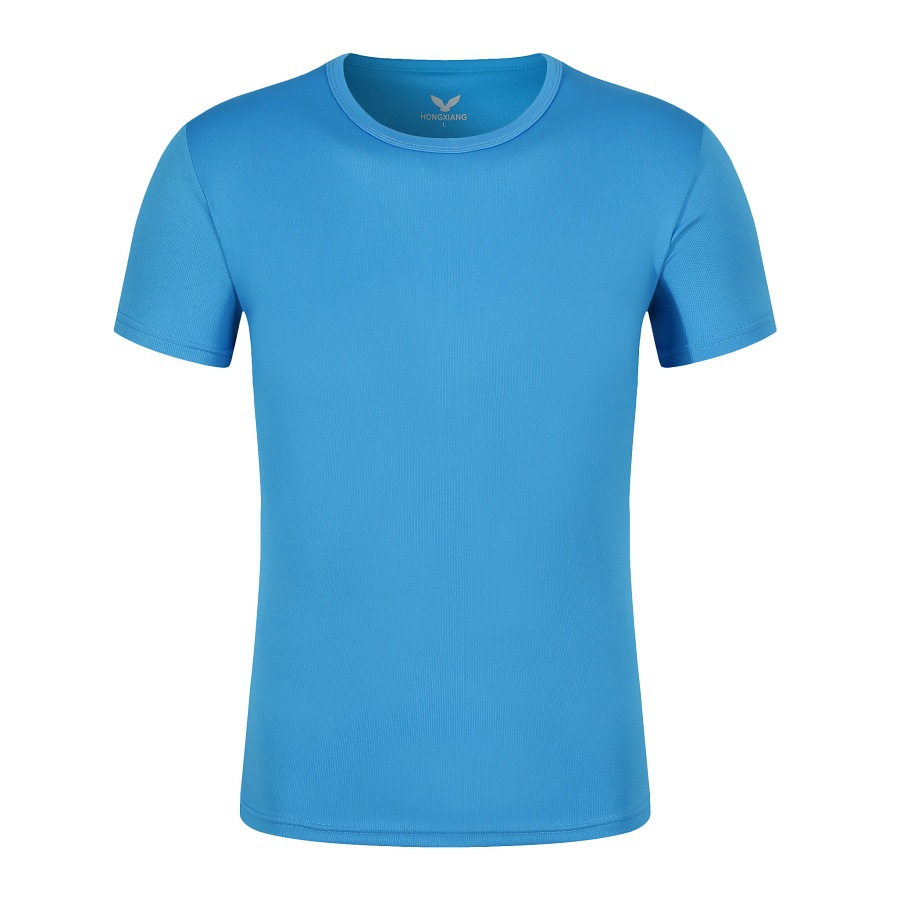Camiseta Publicitaria de Cuello Redondo de Poliéster de Secado Rápido para Uso Diario