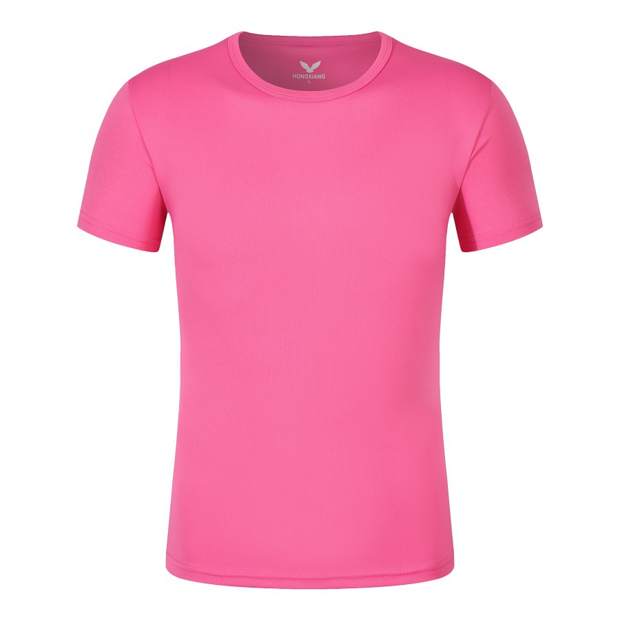 Camiseta Publicitaria de Cuello Redondo de Poliéster de Secado Rápido para Uso Diario
