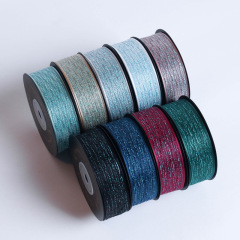 Seven-color random net gauze weaving belt DIY bow hair accessory flower bouquet packaging materials weaving belt shoelace clothing gift box ribbon 