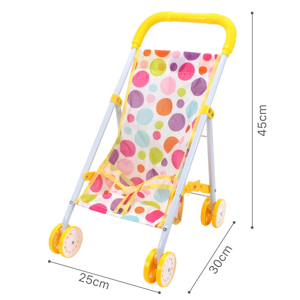 FUENTE Factory Girl Play House cochecito de bebé simulación de juguete carrito de hierro juguete al por mayor