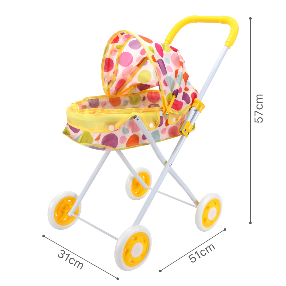 FUENTE Factory Girl Play House cochecito de bebé simulación de juguete carrito de hierro juguete al por mayor