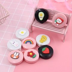 Korean version fresh and cute tape measure cartoon retractable portable mini clothing waist chest hip circumference ruler