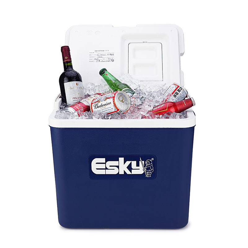 ESKY33L incubadora de alimentos al aire libre refrigerador del coche cadena frío caja pesca mar para llevar bebidas congelador