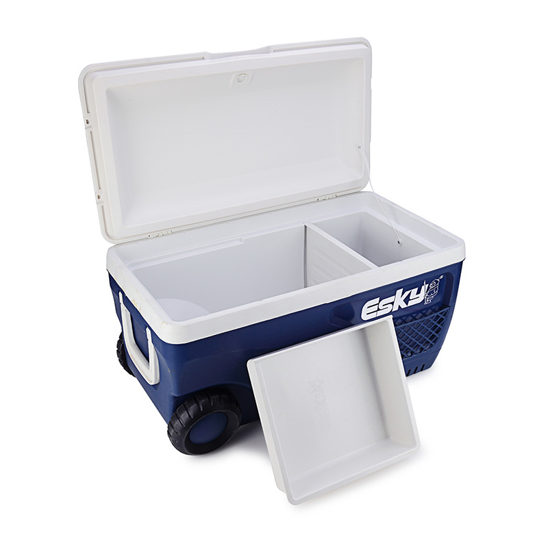 Selección estricta Flip con polea 65L capacidad de entrega alimentos incubadora picnic al aire libre conveniente congelador fresco cadena fría caja