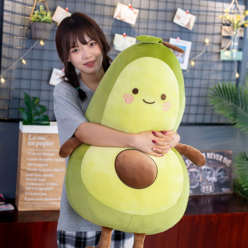 Down cotton butter fruit doll plush toy four-sided stretch pillow soft series sleeping pillow doll