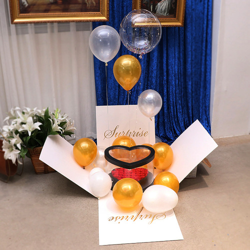 Internet celebrity ins birthday surprise balloon cake box gift packaging box confession explosion gift box gift box wholesale