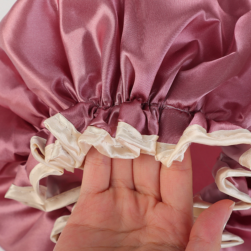 Yaling 9901 ventas directas de fábrica luz estilo de lujo Venta caliente PVEA doble capa engrosada impermeable ducha gorra de baño