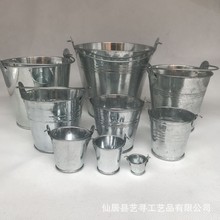 迷你小铁桶微景观 DIY 家居装饰摆件多色小花盆铁皮桶