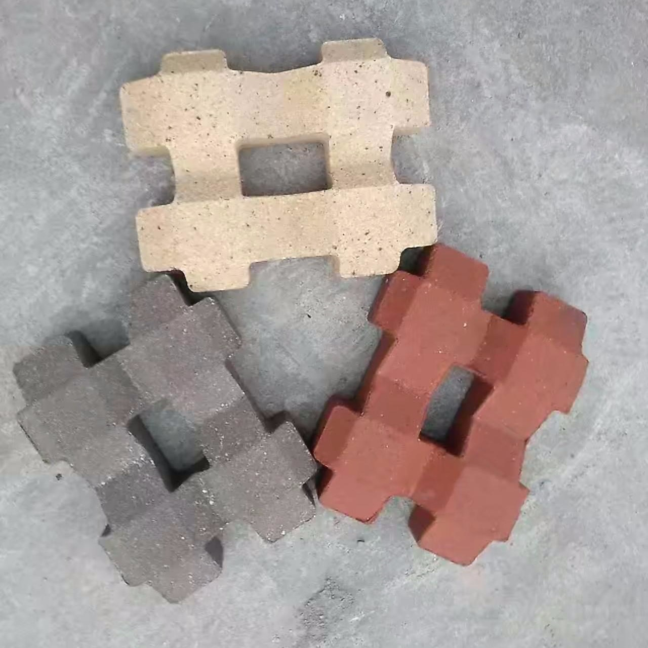 烧结植草砖 井字植草砖 停车场植草砖 环保绿色植草砖 八字护坡砖