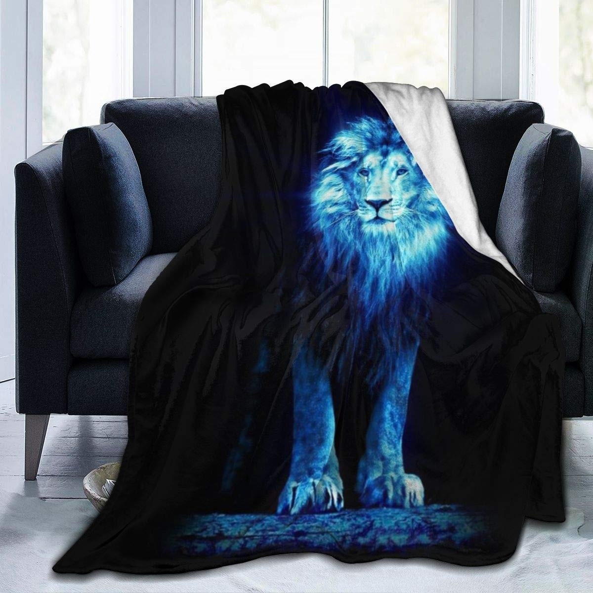 Creative keep warm duvet, digital double-sided flannel sofa