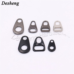 No. 3 No. 5 metal double lock zipper head trolley luggage toolbox zipper high-end pull head hardware accessories