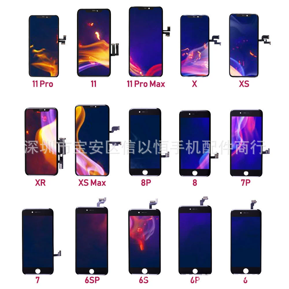 Подходит для сборки дисплея Apple 7Plus XS Max iPhone 8/12/XR, дисплей 6s внутренний и внешний экран 11 Pro