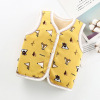 Children's fleece demi-season vest, top, keep warm cardigan suitable for men and women, increased thickness, children's clothing