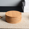 Round cup, wooden kitchen, tableware, table mat