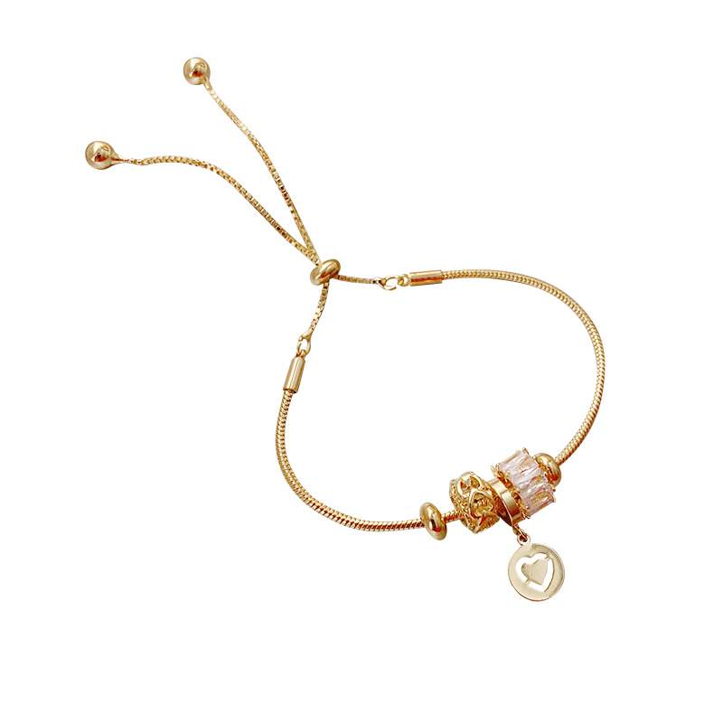 Corea del Sur Dongdaemun moda diamante incrustado pequeña cintura encantadora pulsera para las mujeres simple nueva pulsera de moda personalizada para las mujeres