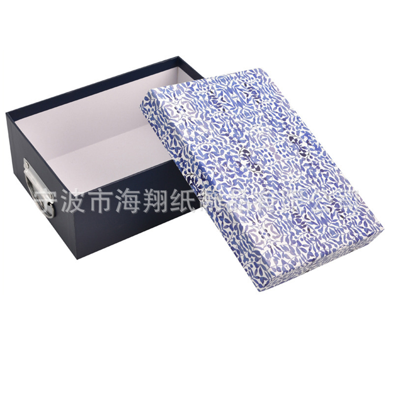 定  制高质量耐用纸质鞋盒兼作礼物收纳盒天地盖设计简约时尚美观