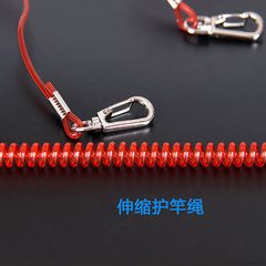 失手繩溜魚器內置鋼絲失手繩漁具小配件高品質失手繩