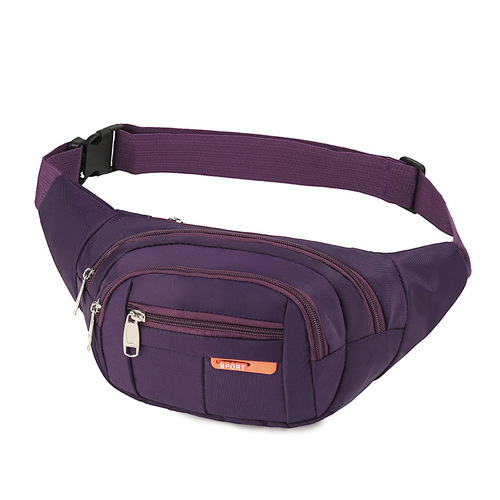 Manufacturer wholesale new trendy Korean style sports men's waist bag waterproof shoulder crossbody bag outdoor mobile phone waist bag