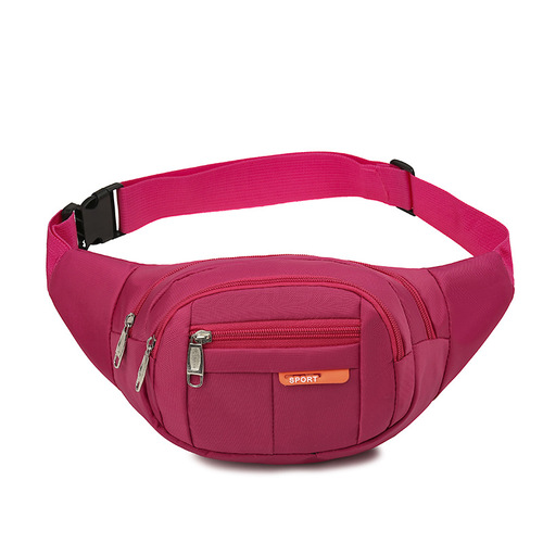 Manufacturer wholesale new trendy Korean style sports men's waist bag waterproof shoulder crossbody bag outdoor mobile phone waist bag