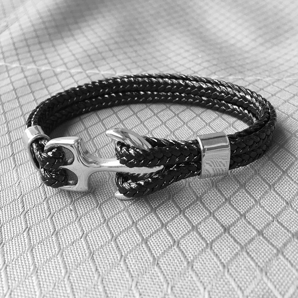Retro woven bracelet stainless steel for men and women