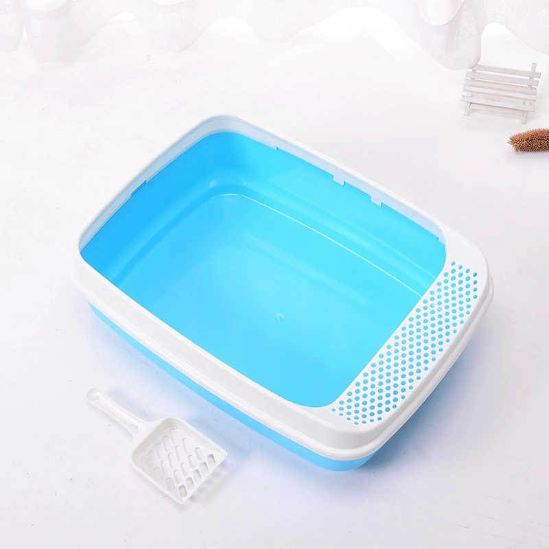 Оптовая коробка для кошачьего туалета с мячом для домашних животных полузакрытый съемный кошачий Туалет анти-основание отправить лопату для кошачьего туалета товары для кошек и собак