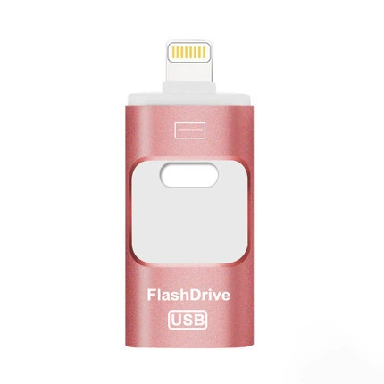 Совместимый металлический высокоскоростной USB-флеш-накопитель для мобильного телефона, Android, 32ГБ, три в одном, 64ГБ, (торговля через границу)