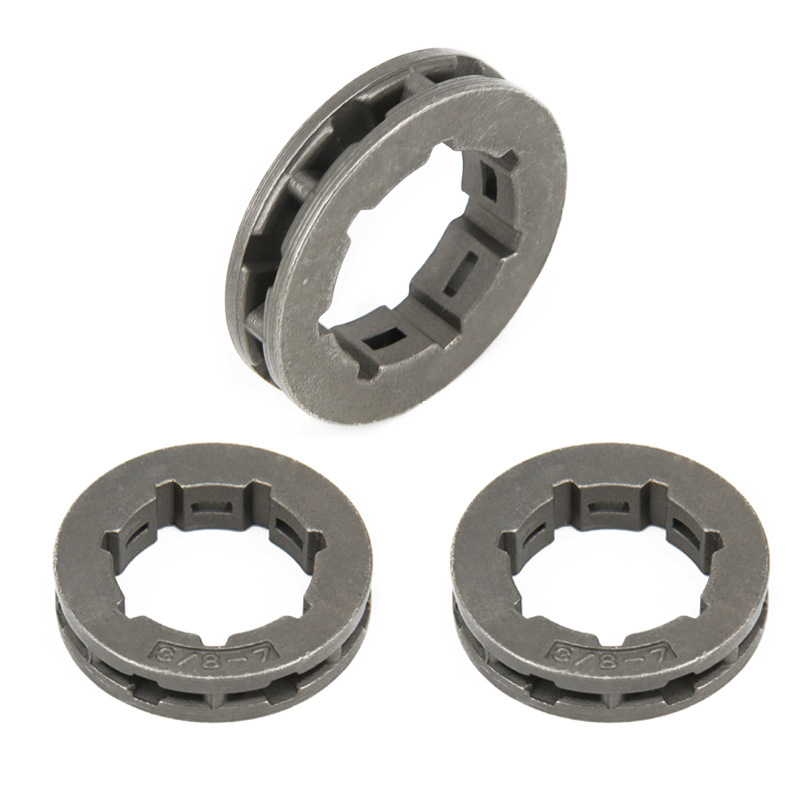 1件 22mm油锯离合器3/8大孔环链轮7齿适用于Husqvarna 394 254