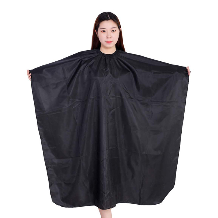 헤어 염색 목도리 면도 앞치마 이발소 천 공장 도매 헤어 트리트먼트 오일 파마 천 순수 블랙