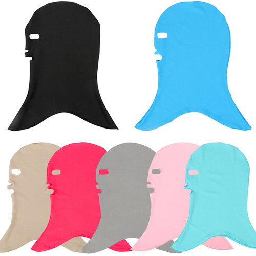 Wholesale swimming hoods, waterproof masks, sun protection masks, swimming caps, snorkeling and diving face kinis
