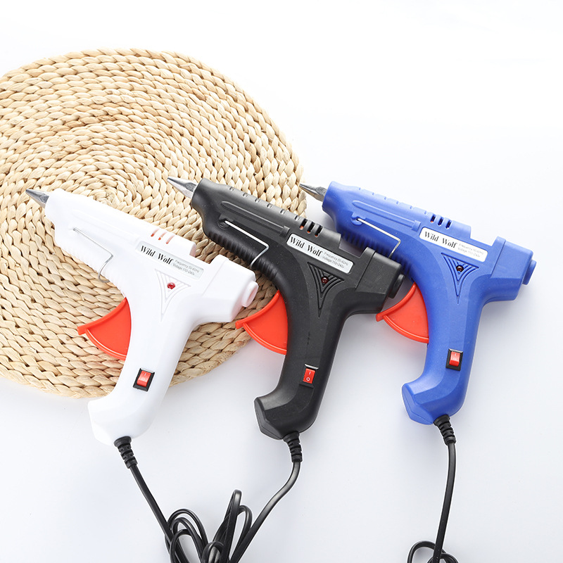 带开关指示灯支架热熔胶枪 电动热熔胶枪60-100W 胶枪热熔大胶枪