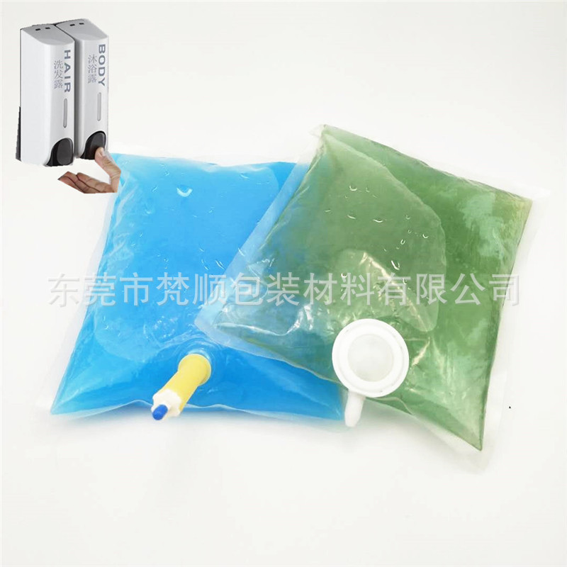Customized 1 liter silicone tube transparent soap bag, alcohol bag Hotel medical disposable portable hand sanitizer bag