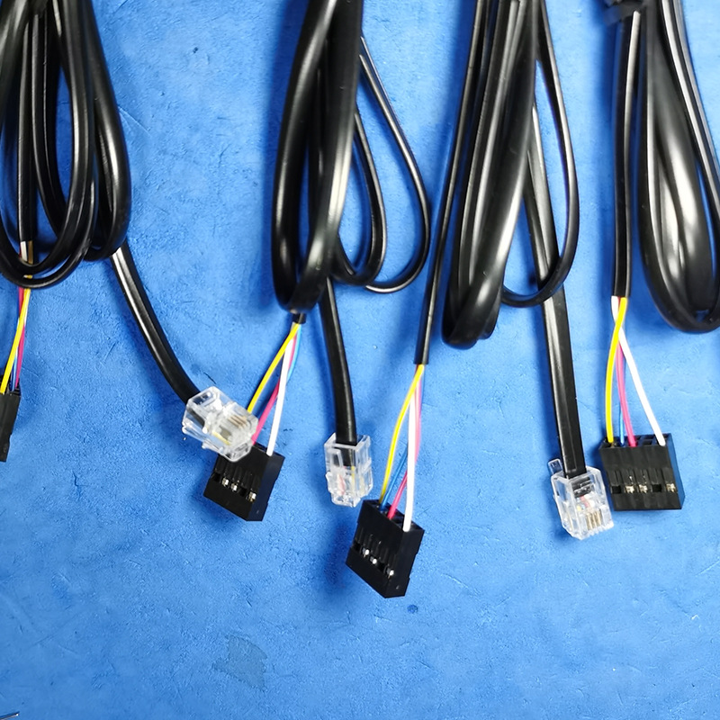 Ѹ�﹩Ӧ�Ű�ͷת6P4Cˮ��ͷ1.1�� �绰�� ��о�绰������ RJ11