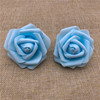 7cm simulation PE rose foam flower head fake flower wedding furnishing LED decorative flower cross -border foam rose