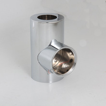 厂家直供 不锈钢电镀滚珠三通主体滚珠三通厨房水龙头壳体