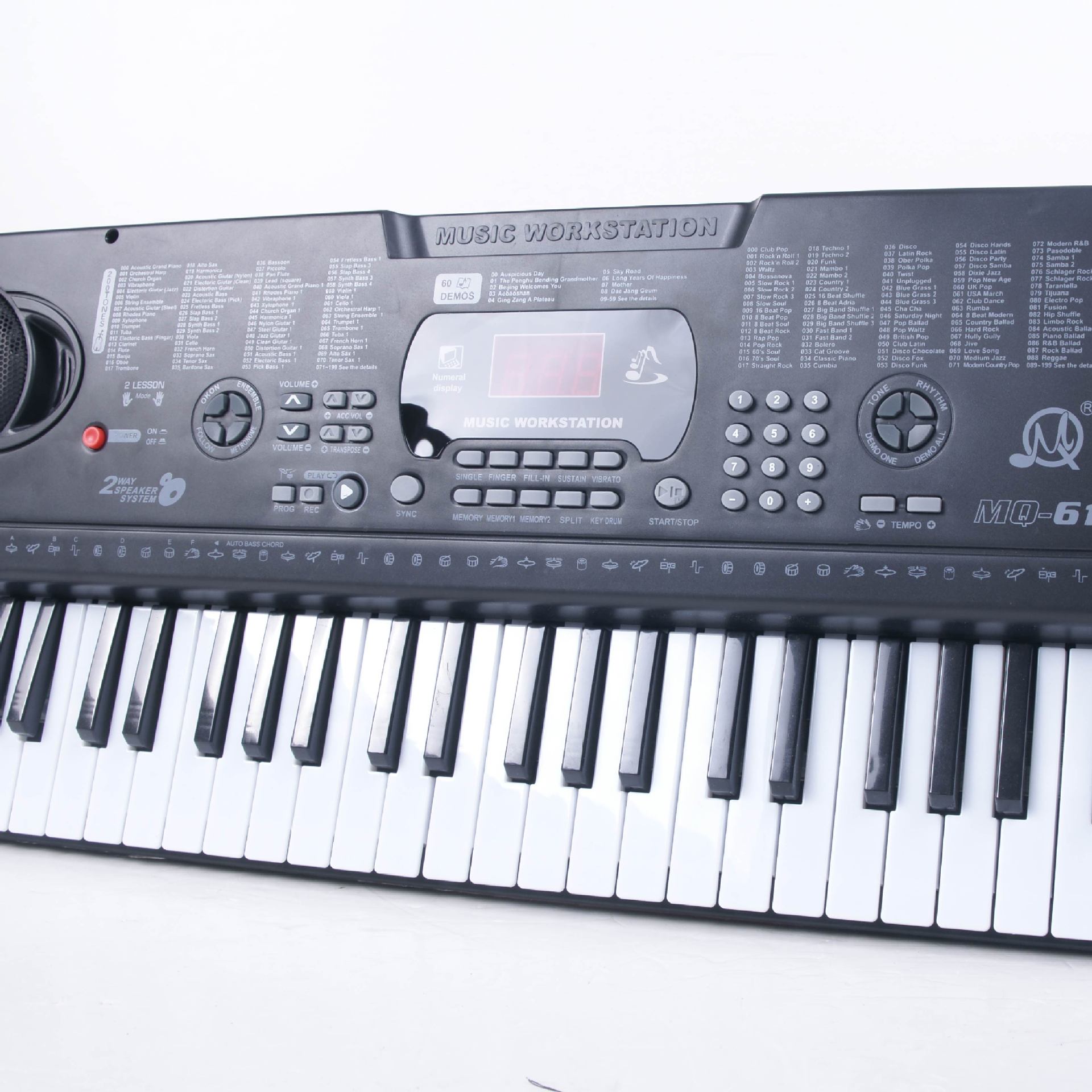 Órgano electrónico de 61 teclas con micrófono, piano musical educativo para niños, venta directa de fábrica