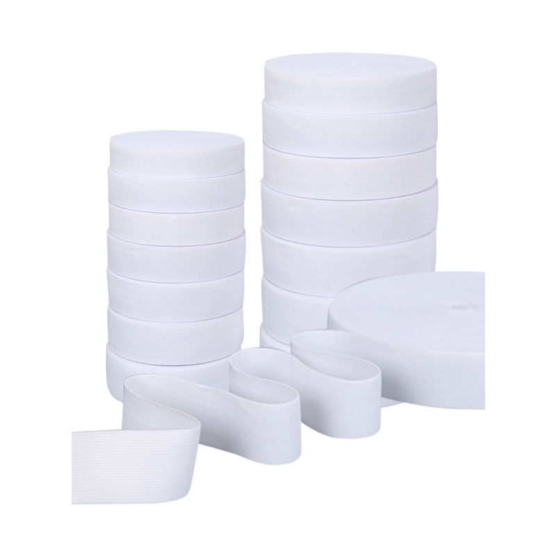 Spot del fabricante Cinturón elástico de ganchillo de spandex blanco y negro Cinturón elástico cinturón cinturón zapato borde gancho cinturón elástico accesorios fabricantes