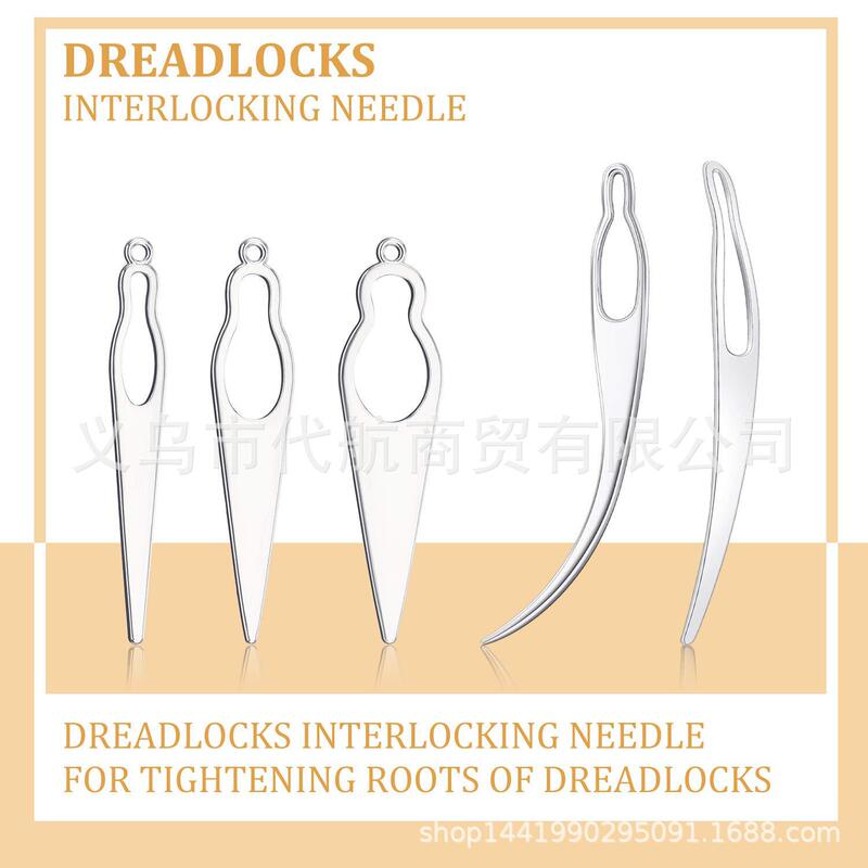 Dirty Braided Hair Crochet Dreadlocks lnterlock Needle Tool Wigs Wear Hair Crochet
