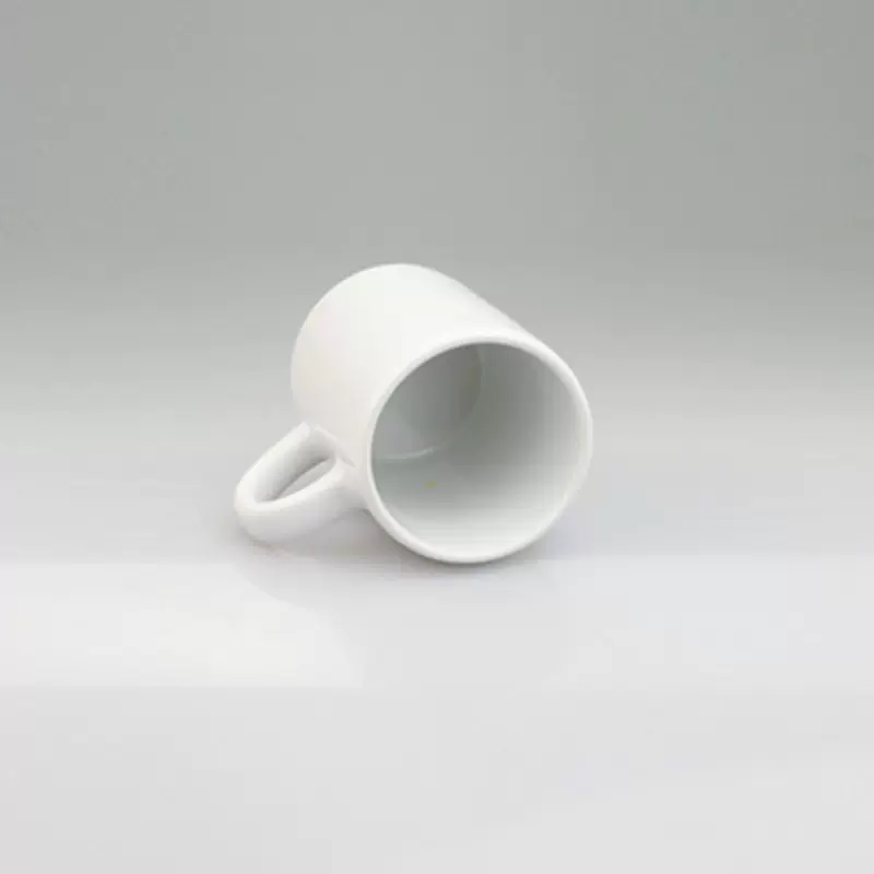 3oz迷你白杯 可印制马克杯 陶瓷白杯可印logo图案涂层白杯