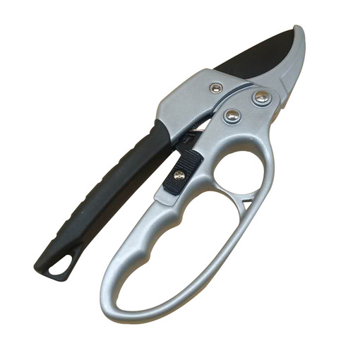 Pruning shears wholesale segmented labor-saving hand guards garden gardening shears stainless steel titanium plated fruit tree shears pruning shears