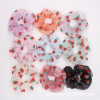 Hair accessory, strawberry, gauze cloth, hairgrip, Korean style, internet celebrity